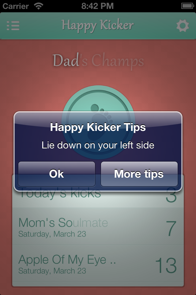 Happy kicker
